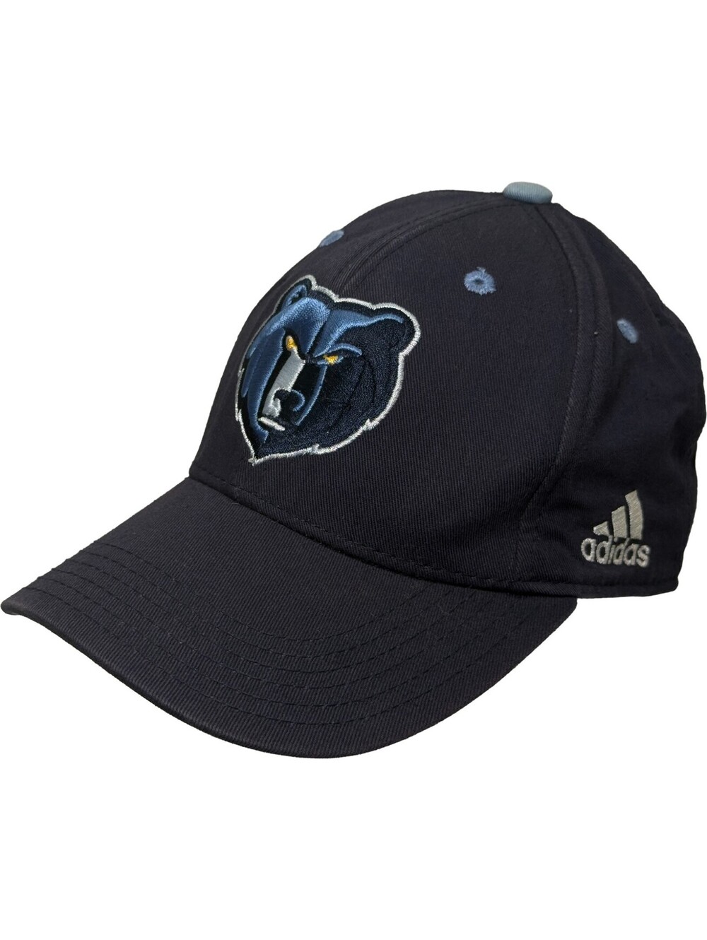 Memphis Grizzlies Adidas Hat Youth One Size Navy Blue Adjustable Cap